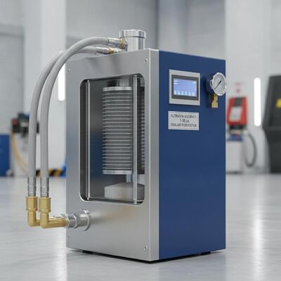 Φιλτράρισμα 0.3mm Φιλτράρισμα ψυκτικού υλικού μηχανικού εργαλείου με ακρίβεια διήθησης 1 έως 50 μικρών που εξασφαλίζει τον καθαρισμό του ψυκτικού υλικού