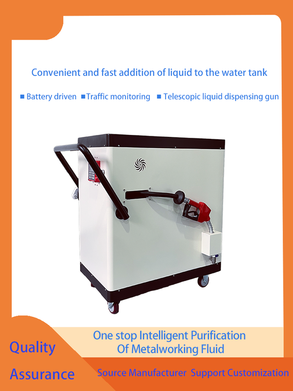 Not Have Installation Automated Coolant Delivery Machine White Ensures Precise Coolant Measurement and Delivery Accuracy